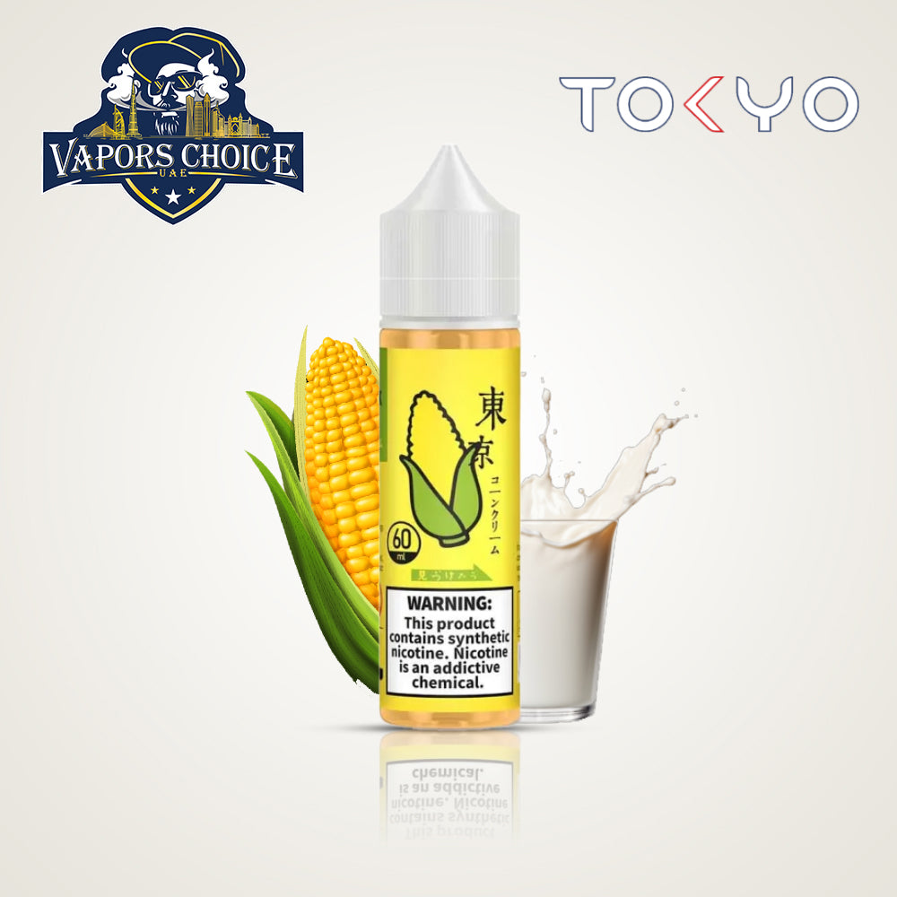 TOKYO E-Juices E-Liquids 60ML Iced Corn Milk UAE Sharjah